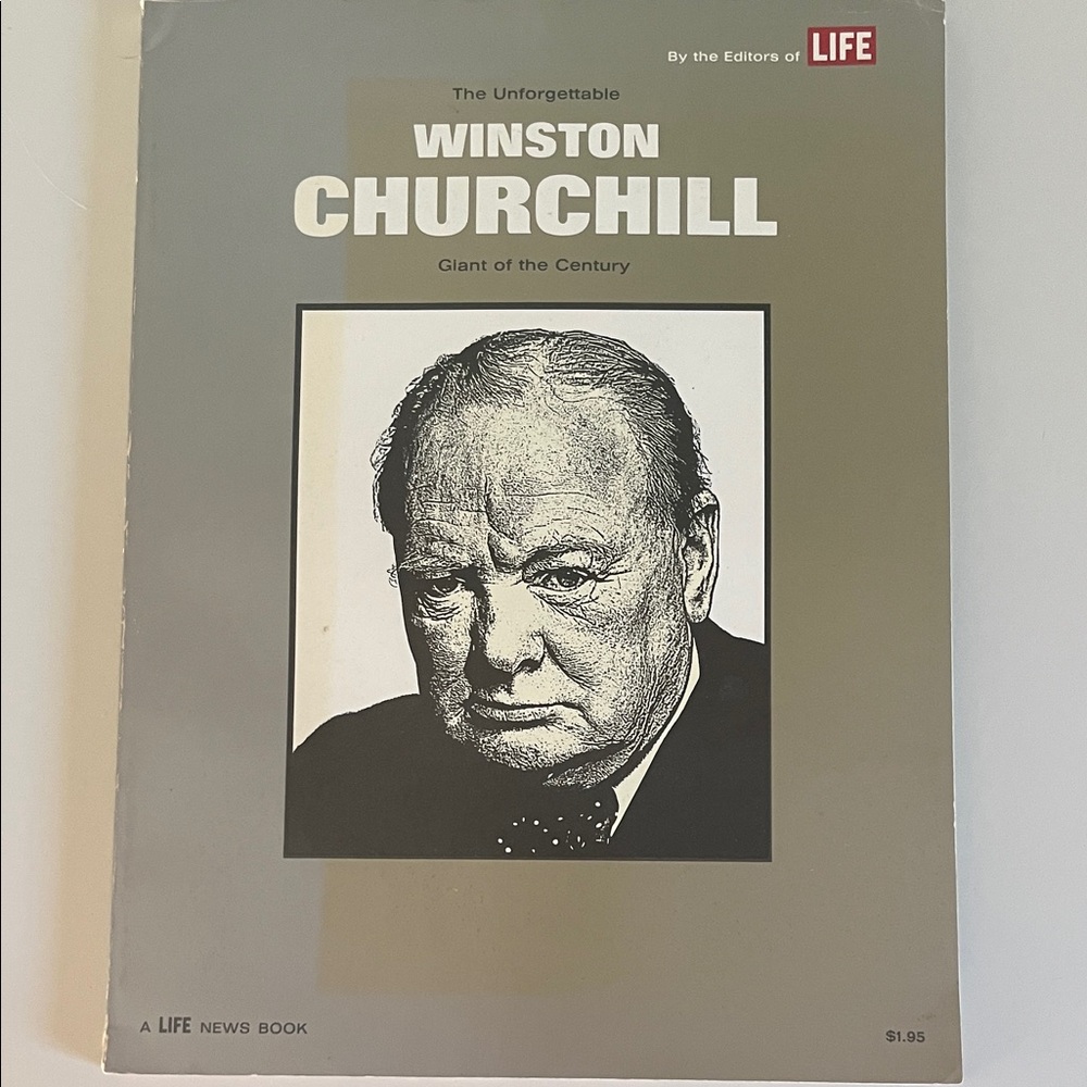 Winston Churchill by The Editors of Life paperback copyrighted 1965